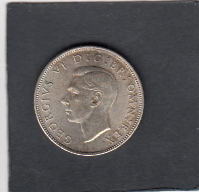 Beschrijving: 2 Shilling GEORGIUS VI 